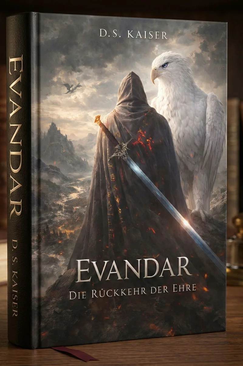 Buchcover: Evandar – Die Rückkehr der Ehre von D.S. Kaiser